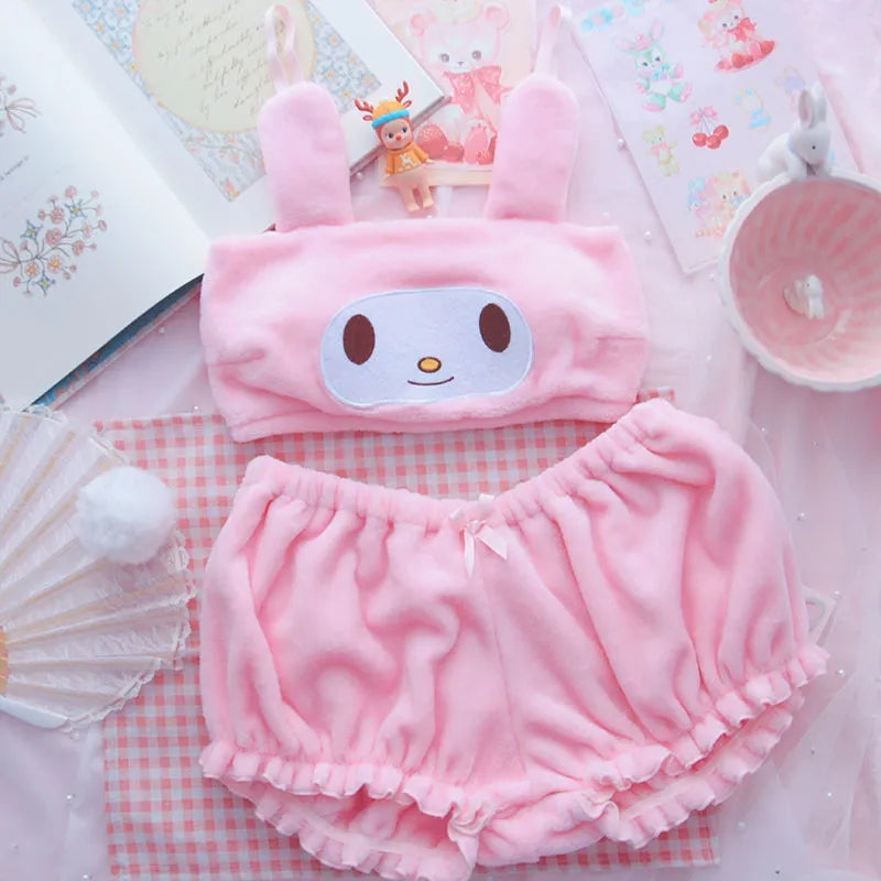Kawaii Cartoon Dog Japanese Lingerie Set SP17091