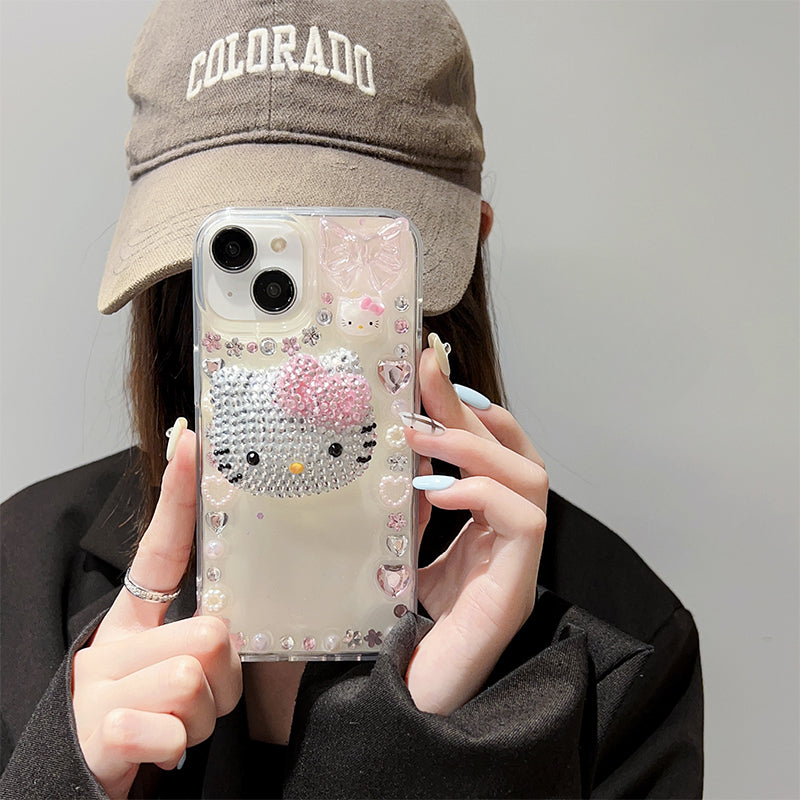 Kawaii Diamond Kitty Phone Case KI532