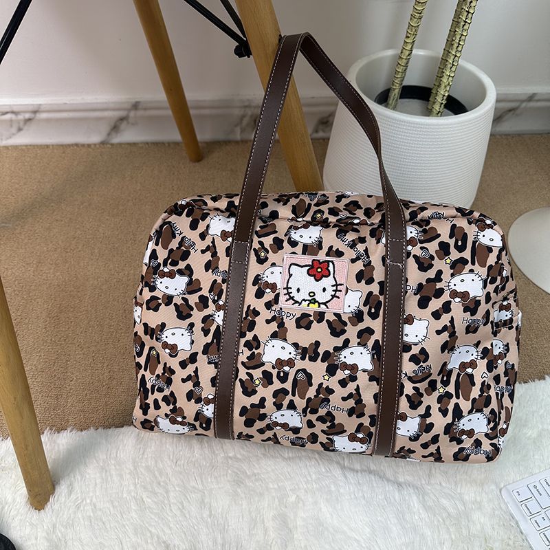 Kitty Leopard Travel Bag