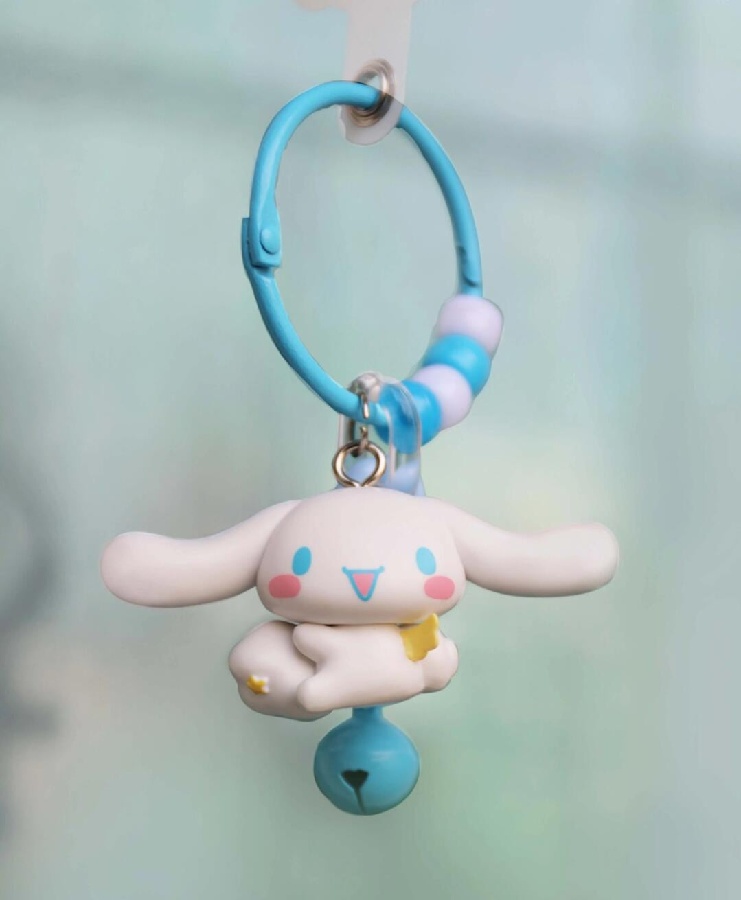 Cartoon Figure with Bell Pendants Chain