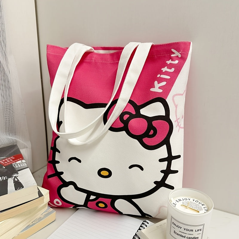 Kitty Pink Canvas Bag