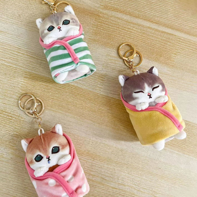 Kawaii Katze Plüschpuppe Anhänger KI581