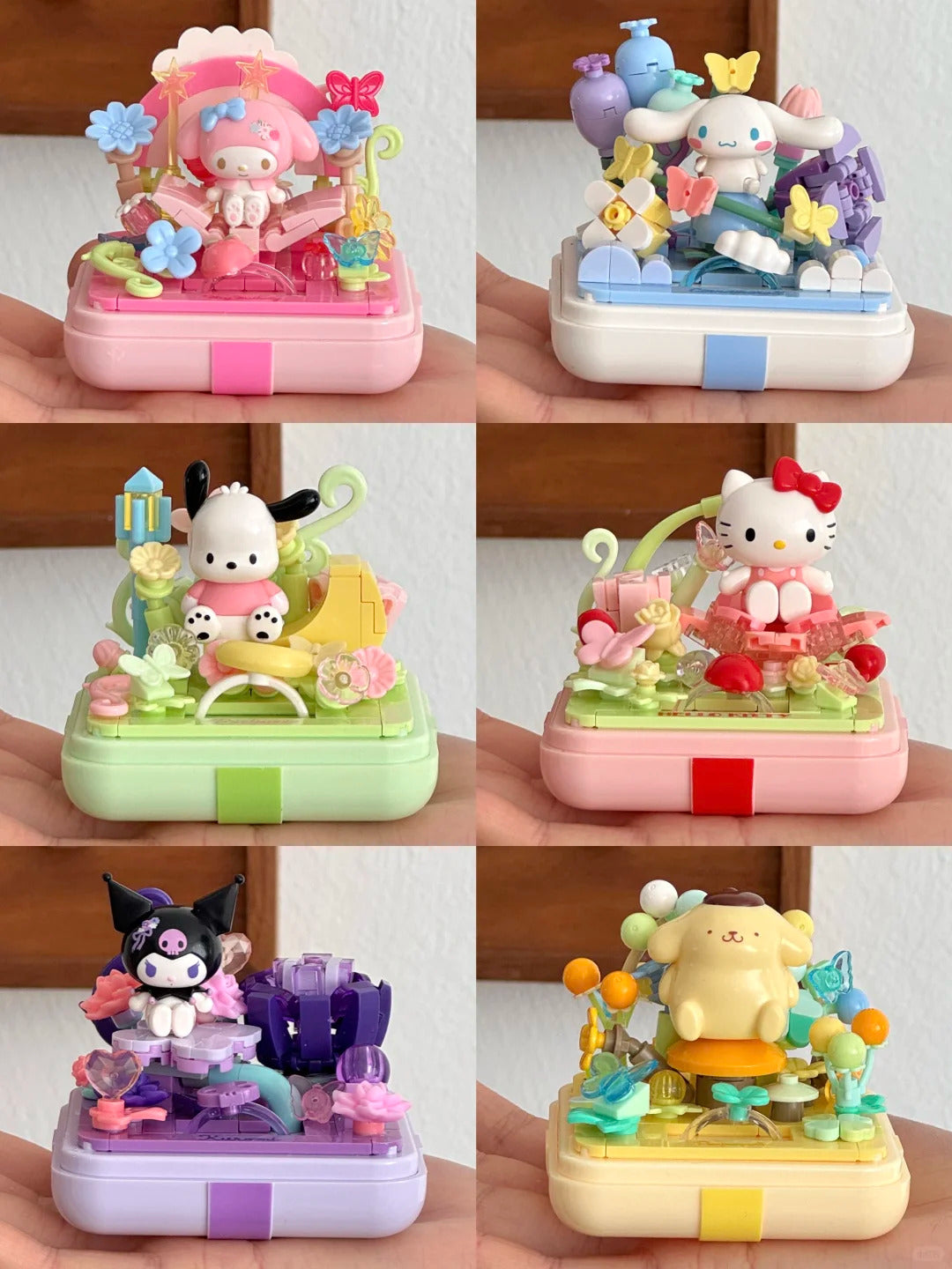 Fingertip Ring box flower star wish building blocks blind box