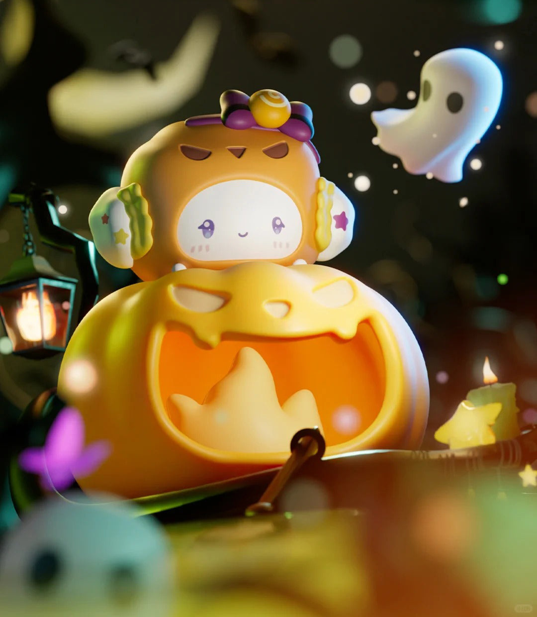 Halloween Figure Pumpkin Mini Light Blind Box