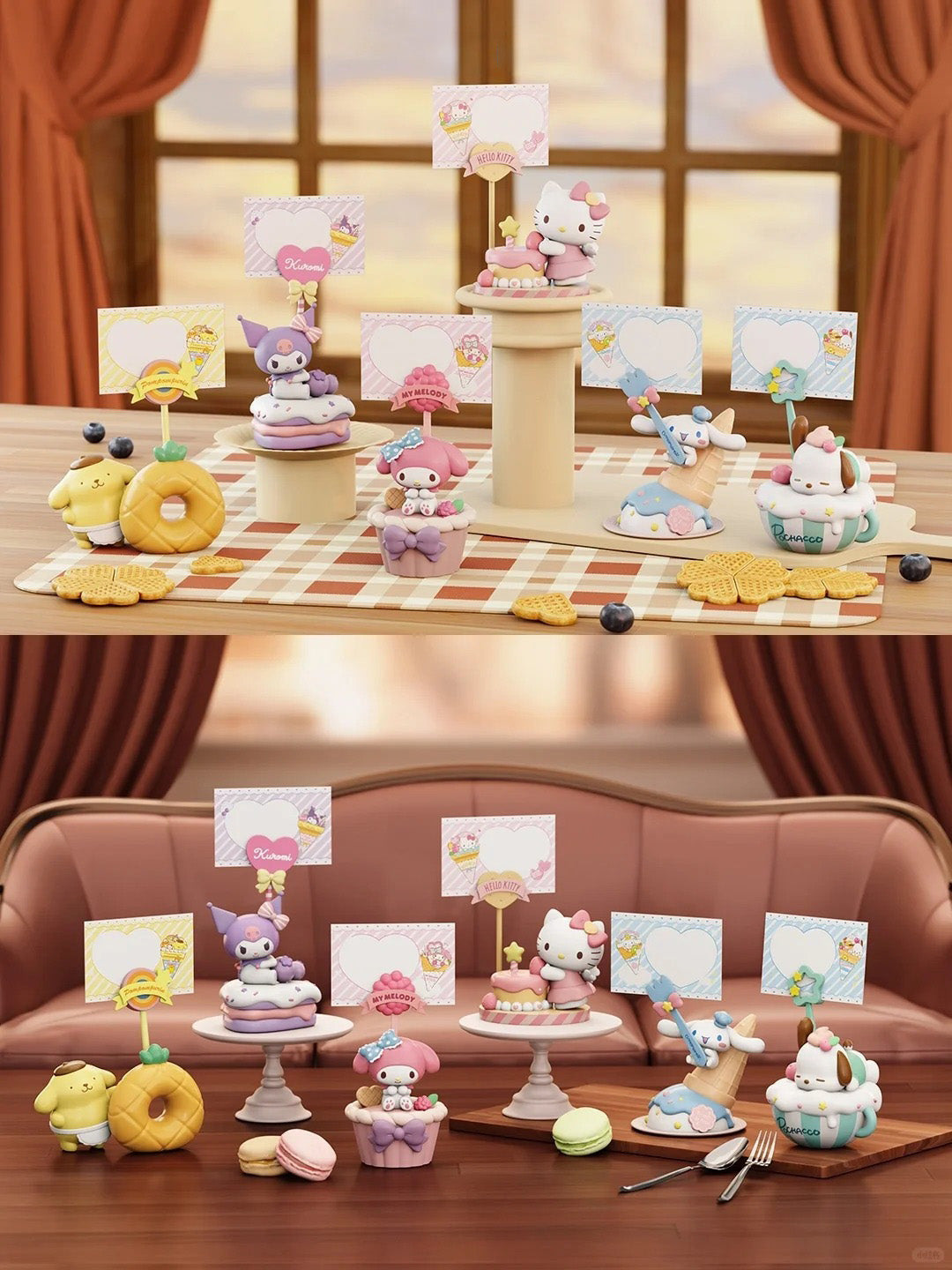 Family Dessert Series Note Ornaments Picture Holder Clip