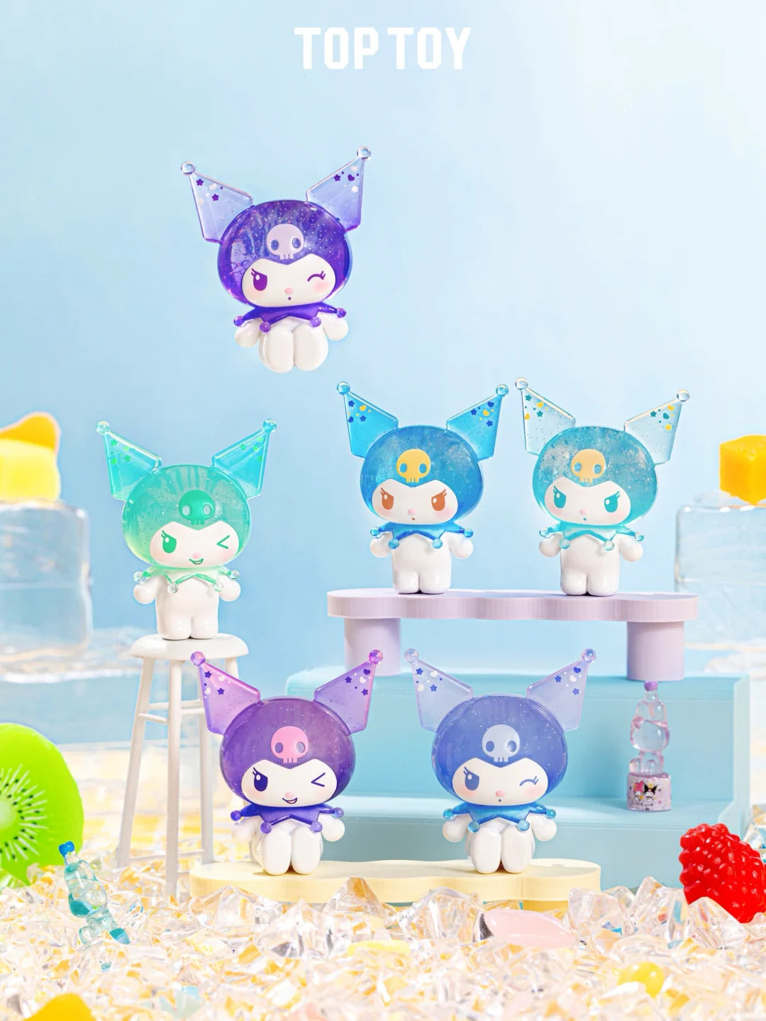 Kuro and Melo Ramune Style mini figures Blind Bag (3 pcs in bag)