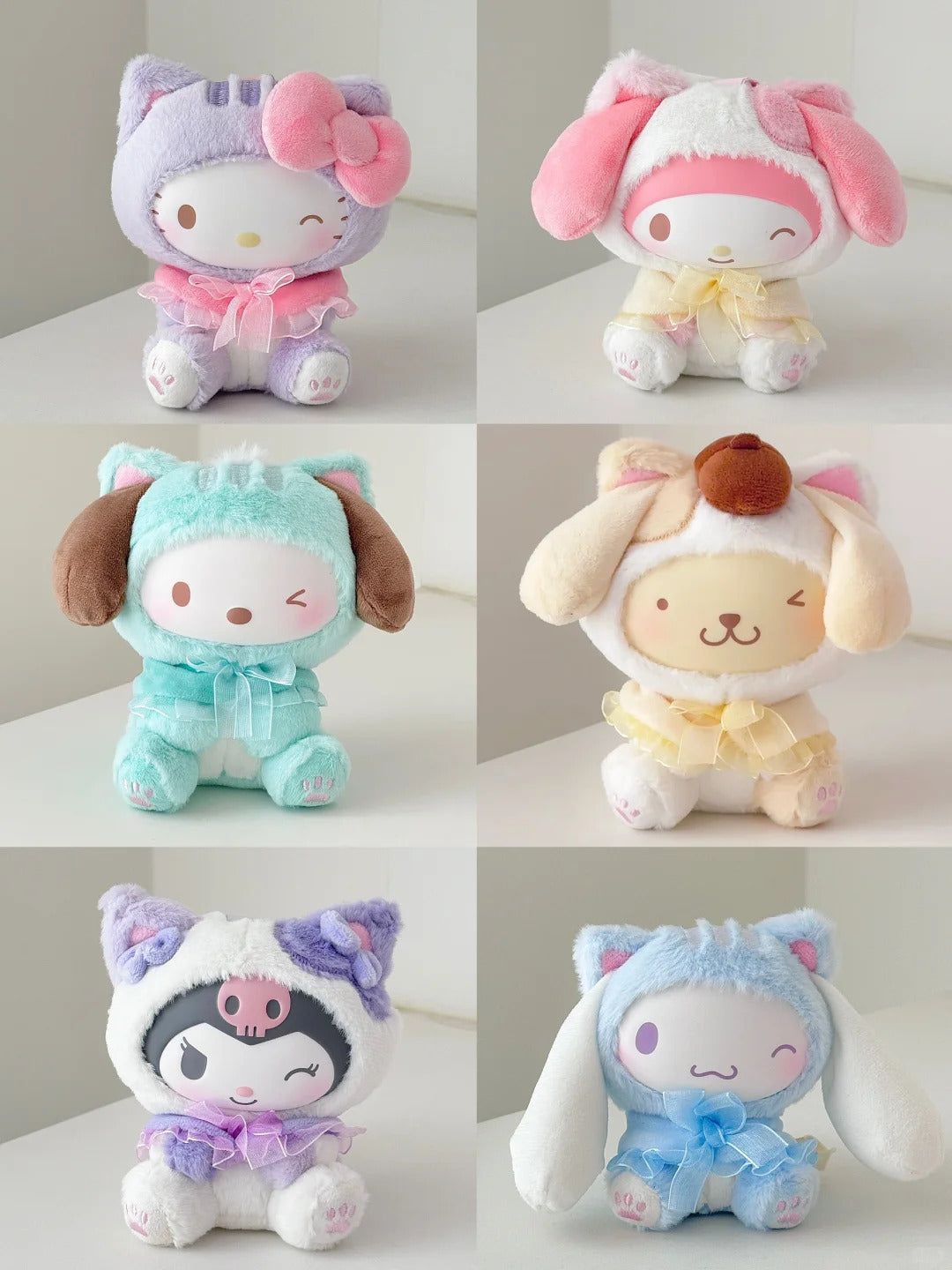 Family Kitten Series Plush Ornament Blind Box