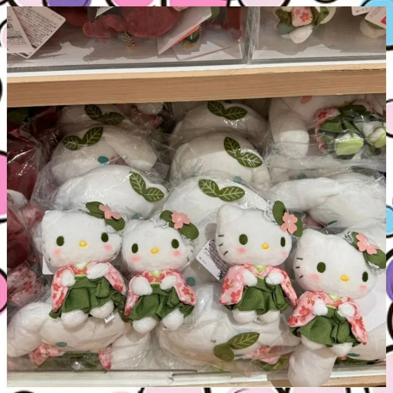 Green Kitty Matcha Pendant Plushie Doll KI736