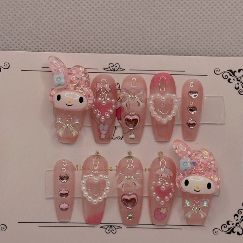 Melo Diamond Nails Set - Lovesickdoe