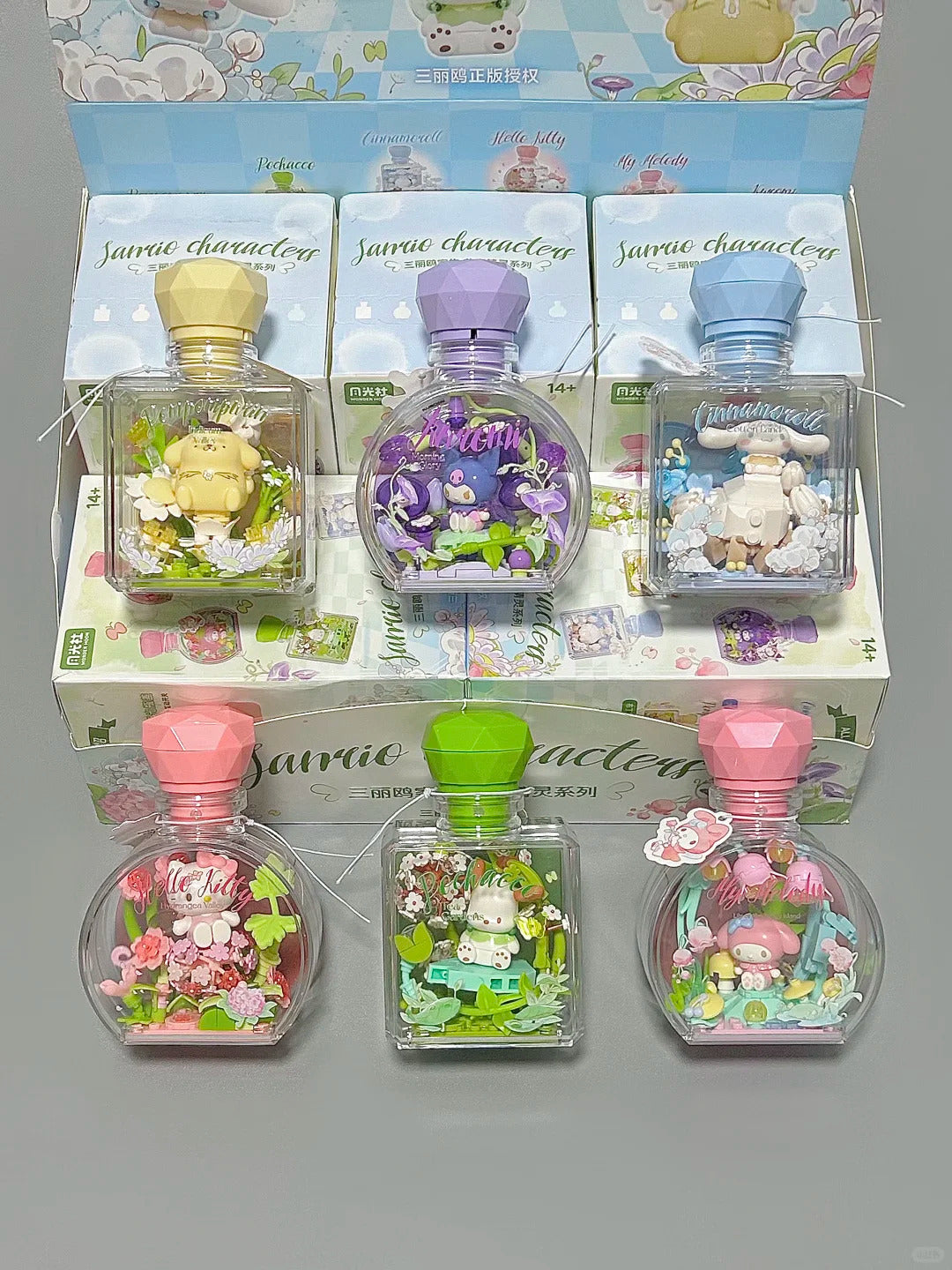 The Flower Angel Wishing Bottle DIY building blocks blind box
