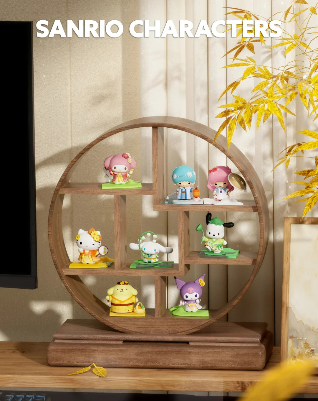 Four Seasons Eight Festivals Figure Ornaments