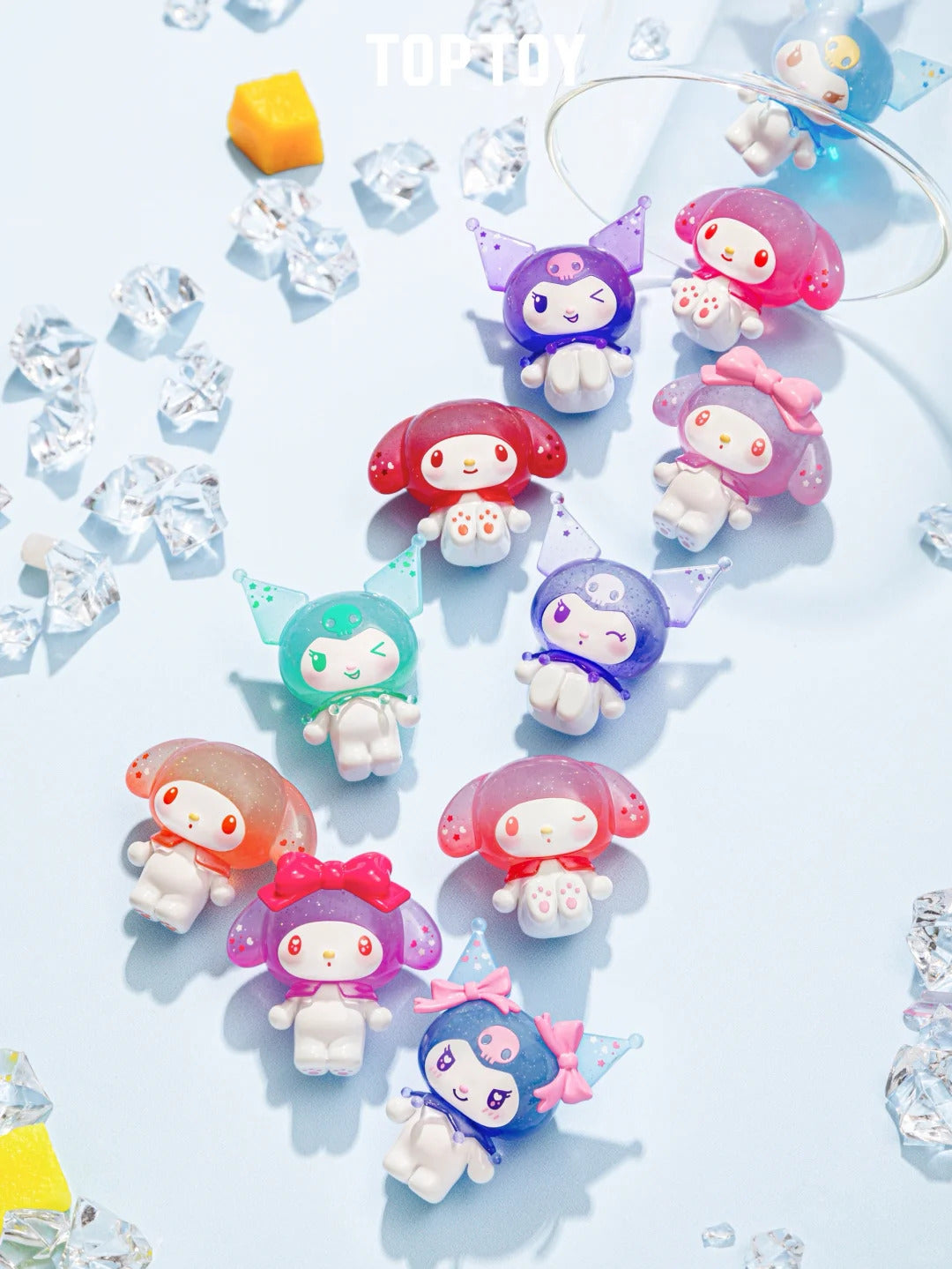 Kuro and Melo Ramune Style mini figures Blind Bag (3 pcs in bag)