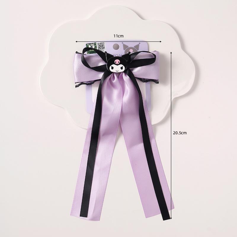 Accessoires pour cheveux violets et noirs en forme de diable kawaii ON1403
