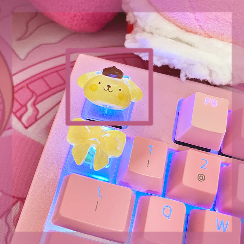 Characters Clear Keycaps - Lovesickdoe