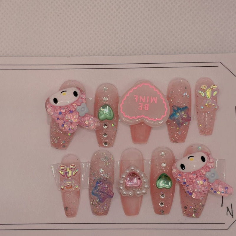 Melo Diamond Nails Set - Lovesickdoe
