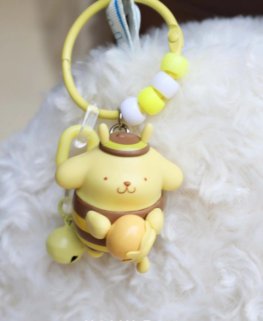 Cartoon Figure with Bell Pendants Chain