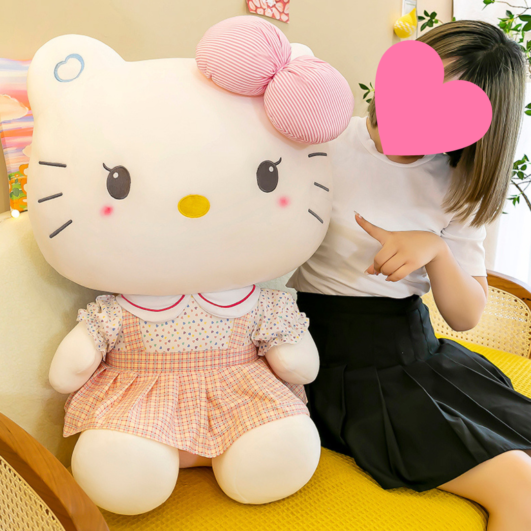 Lovely Kitty with Dress Plush Doll