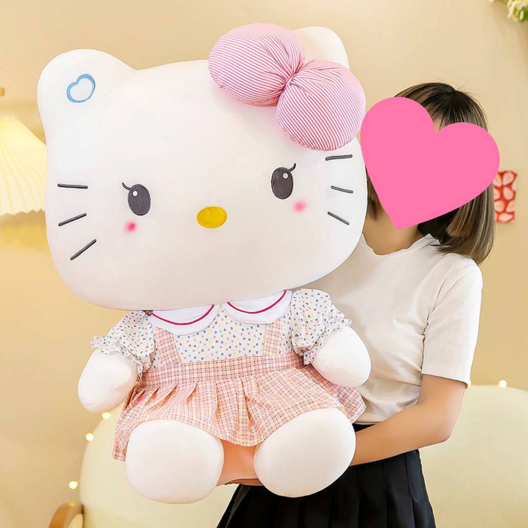Lovely Kitty with Dress Plush Doll