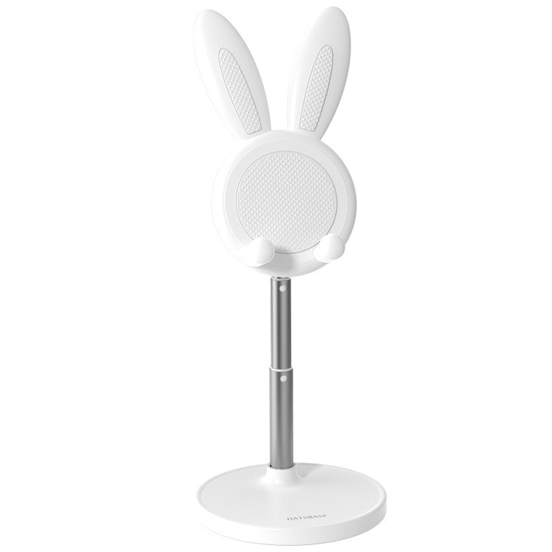 Stand Phone Telescopic Pink Bunny