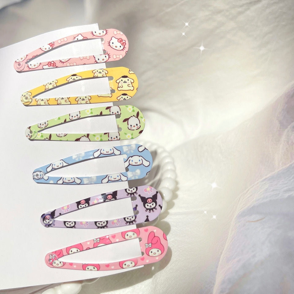 Kawaii Colorful Hair Clips