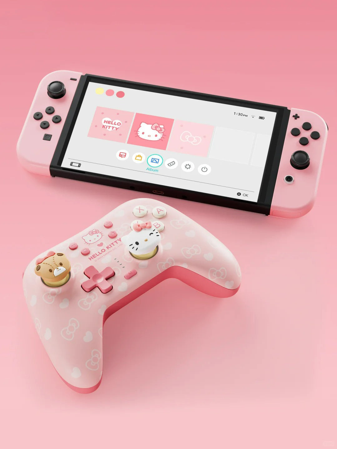 Pink Kitty Wireless Controller