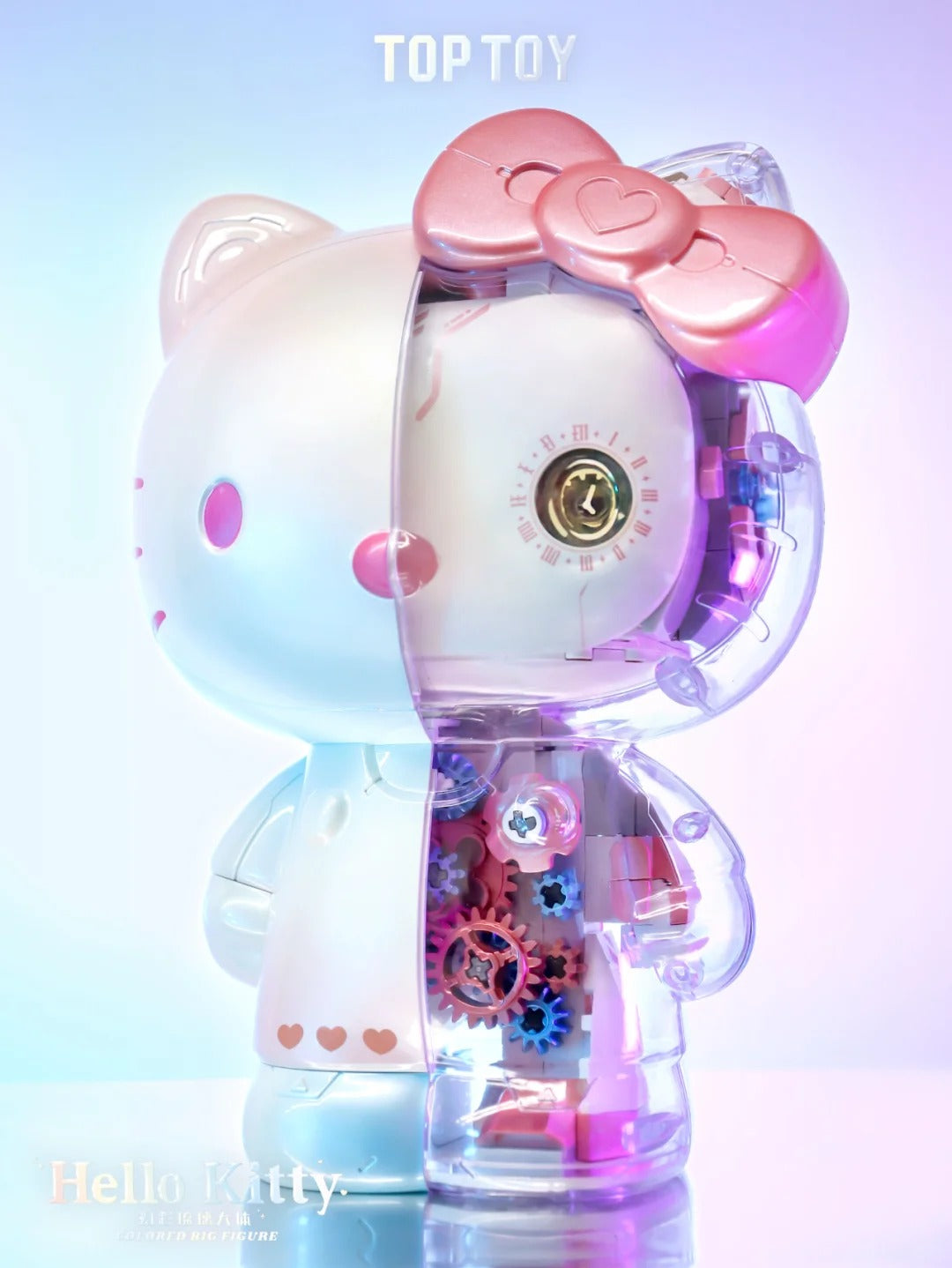 Colorful Kitty Model Building Blocks