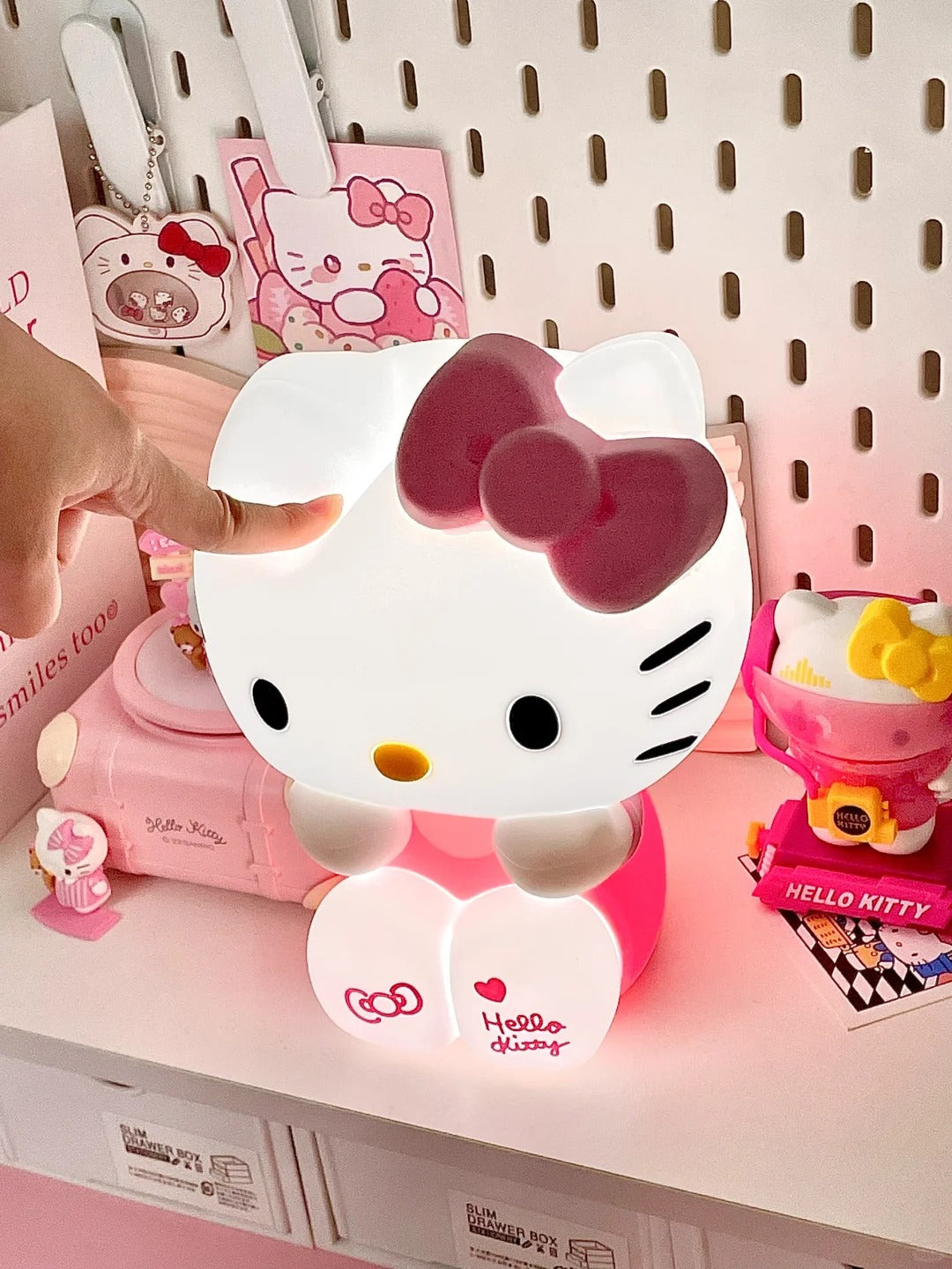 Kawaii Kitty Silicone Touch Light