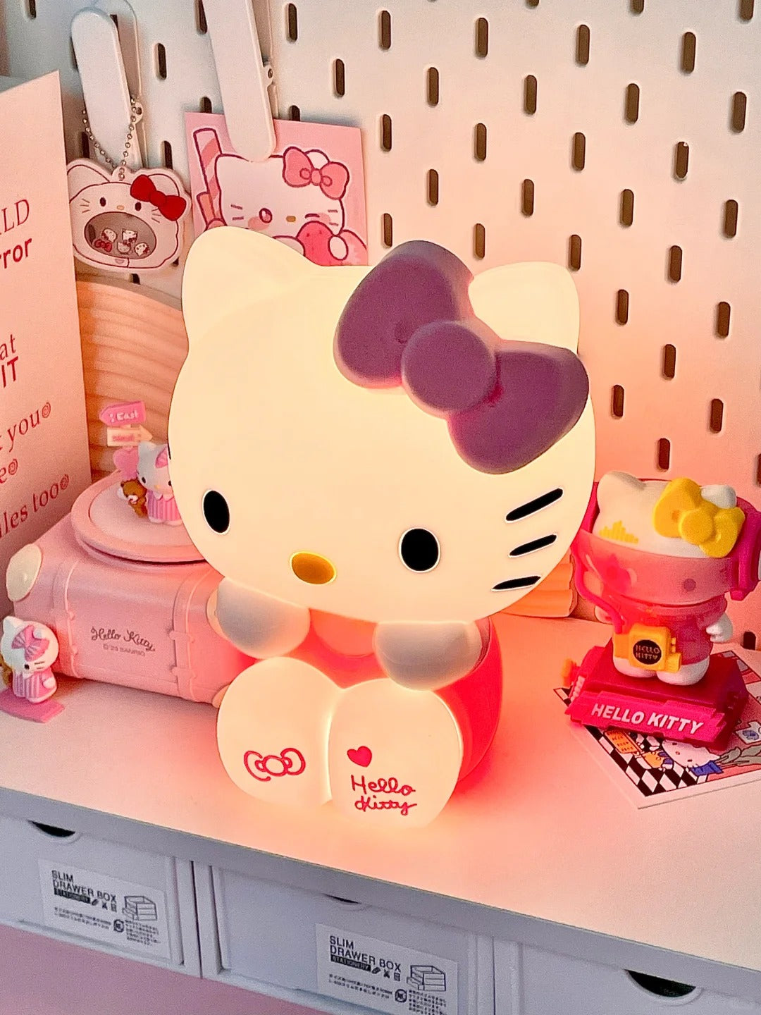Kawaii Kitty Silicone Touch Light