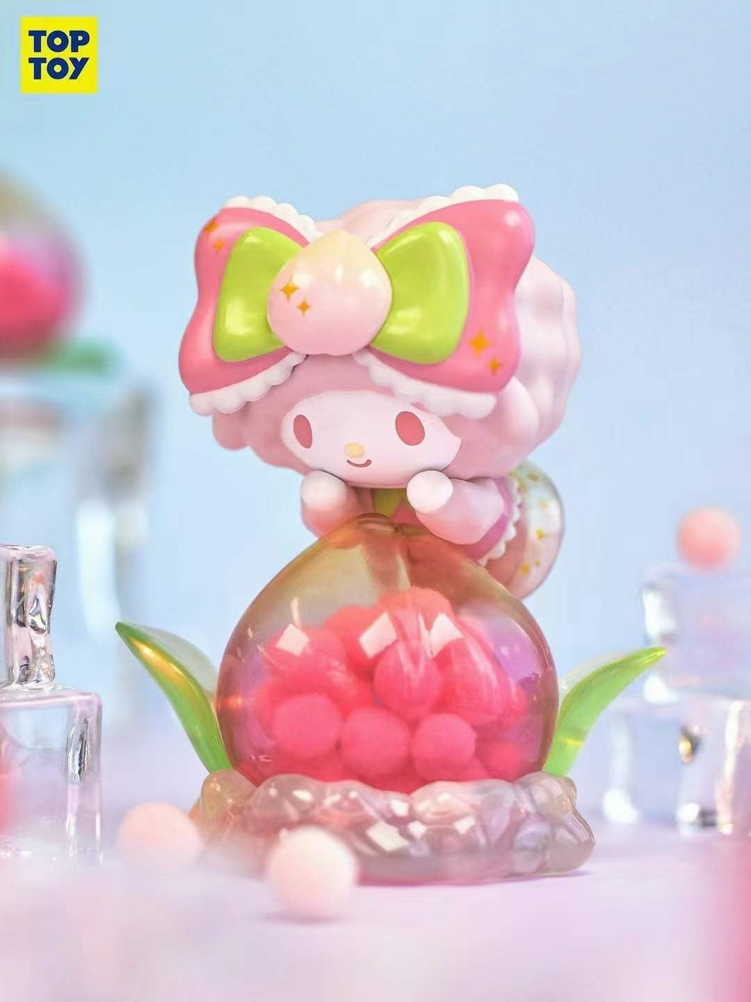 Coffret aveugle Peach Paradise de dessin animé rose