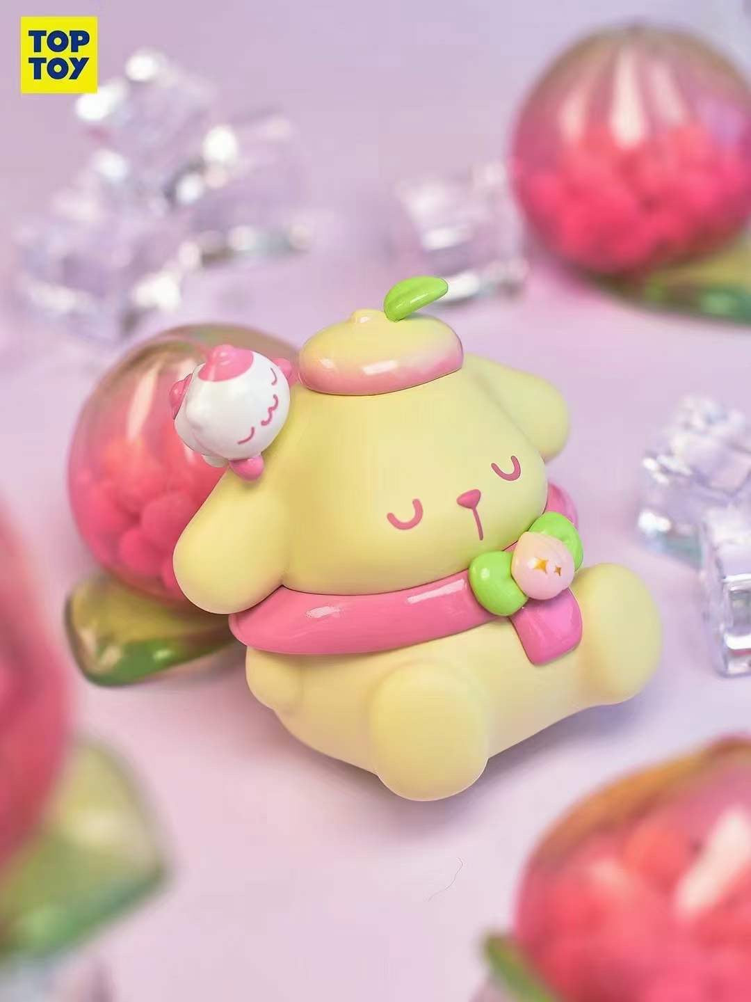 Coffret aveugle Peach Paradise de dessin animé rose