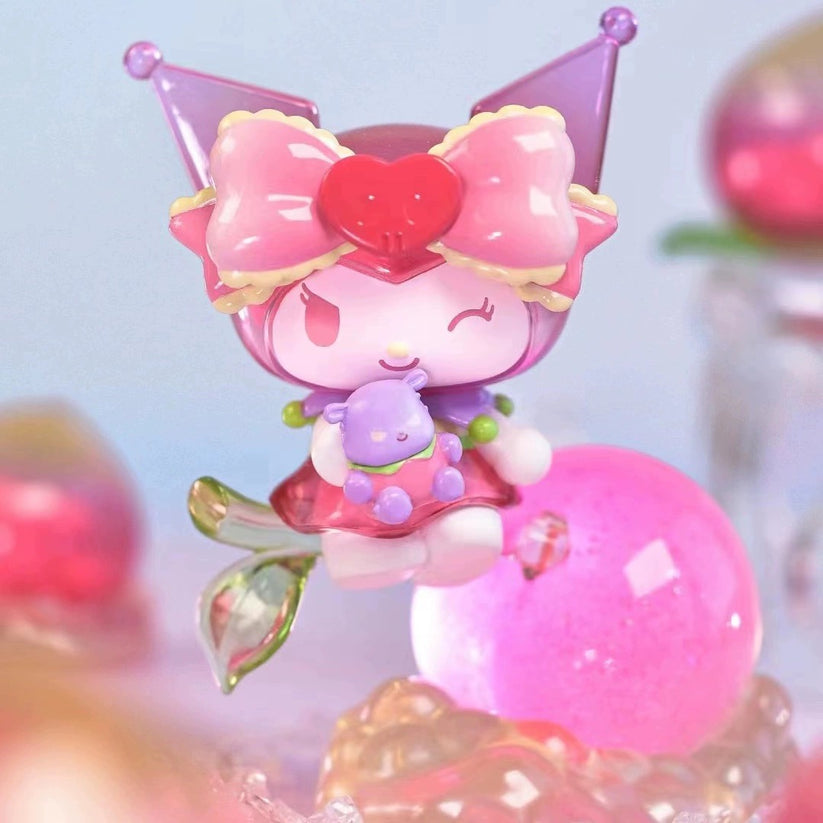 Coffret aveugle Peach Paradise de dessin animé rose