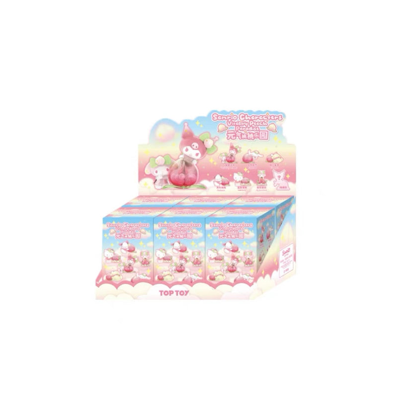 Coffret aveugle Peach Paradise de dessin animé rose