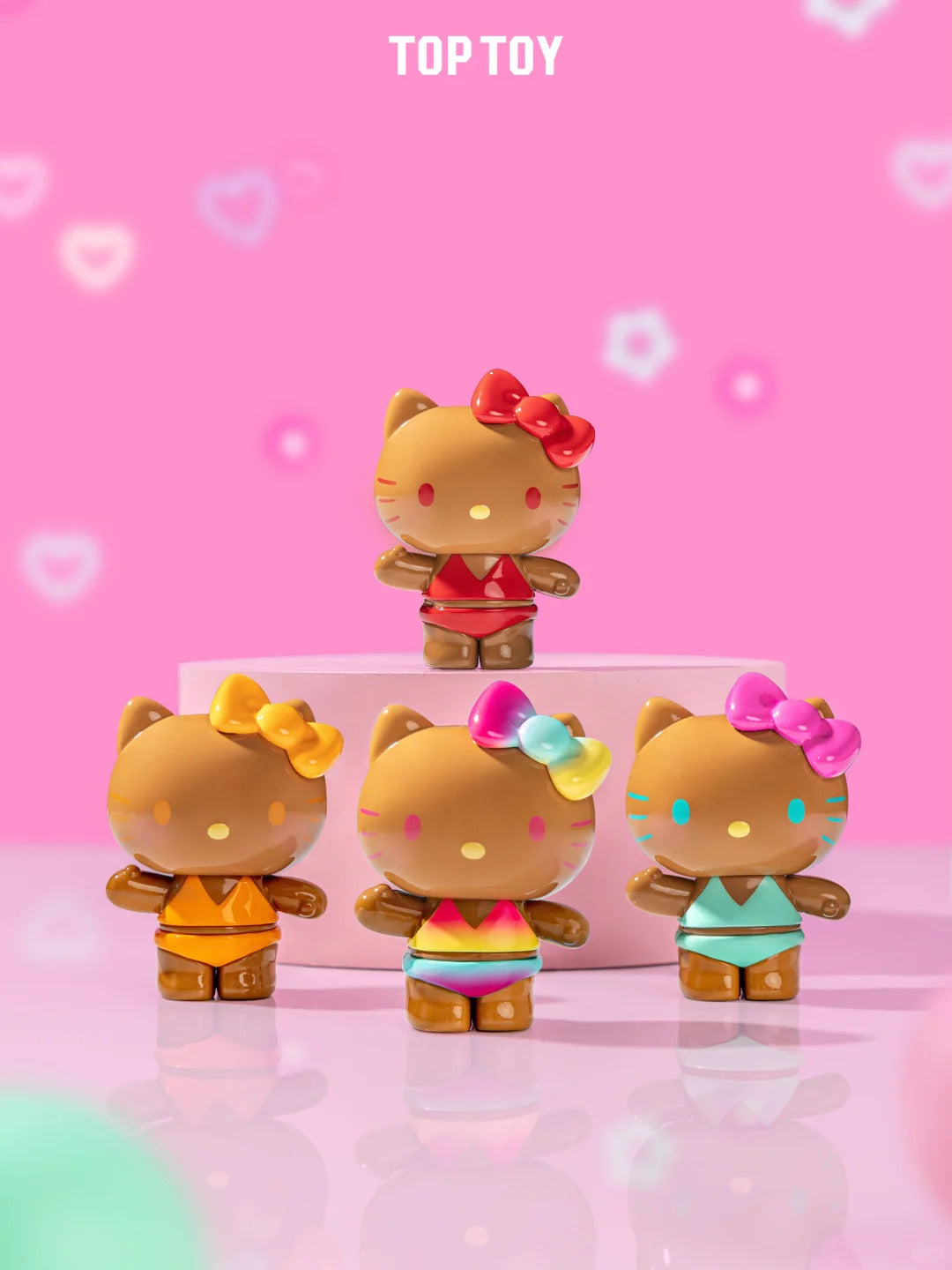 Kitty Summer Rainbow Candy Mini Figures blind bag (3 pcs in a bag)