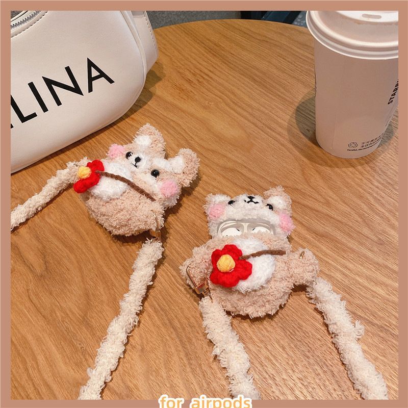 Chenille Corgi Airpods Earphone Case Skin