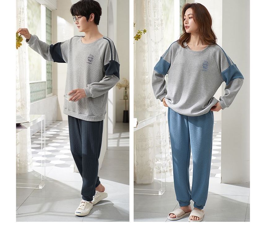 Couple Matching Long-Sleeve Loungewear Set