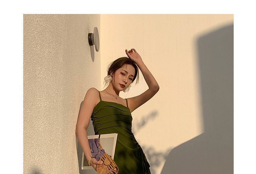 Strap Dress with Thin Straps