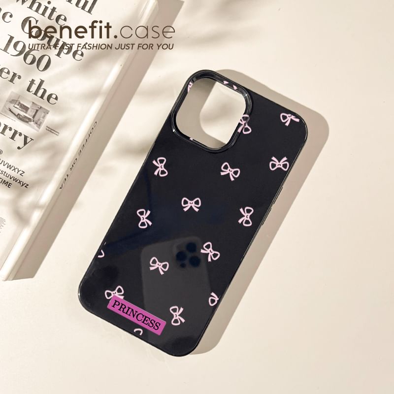 / Phone Bear Bow Case