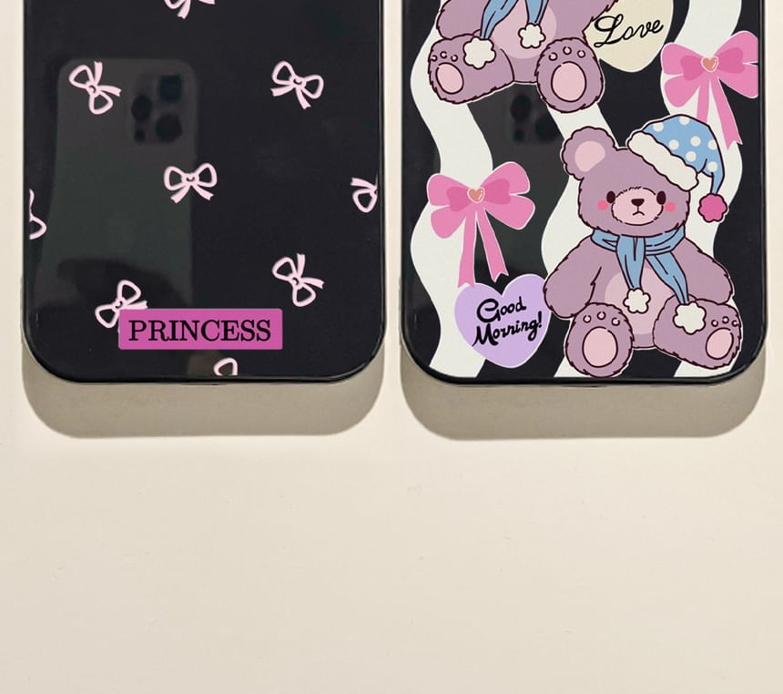 / Phone Bear Bow Case