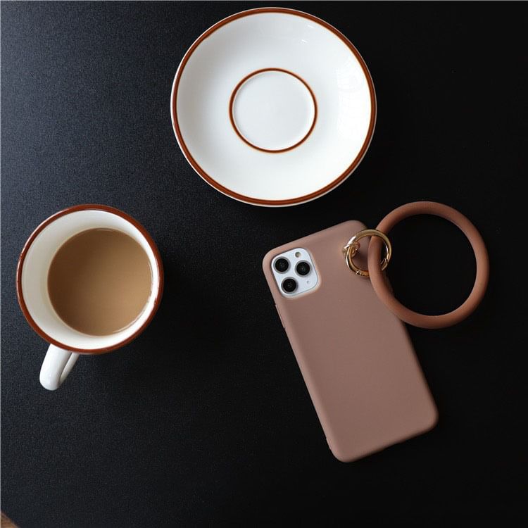 Case Plain Hoop Charm Phone