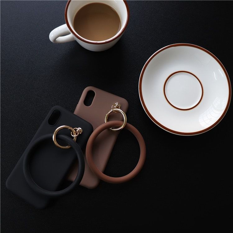 Case Plain Hoop Charm Phone