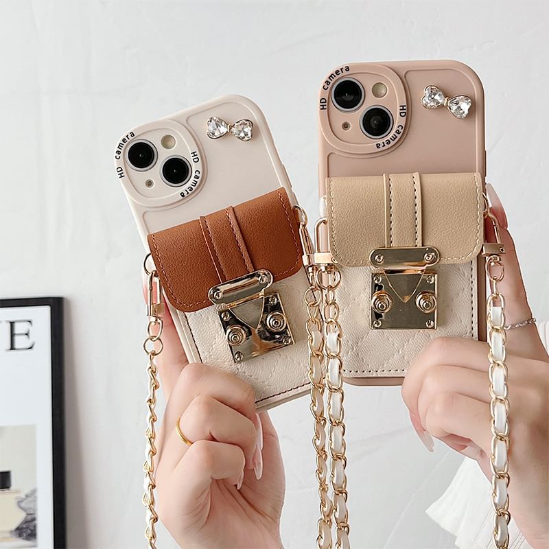 Card Holder Buckled Case Phone