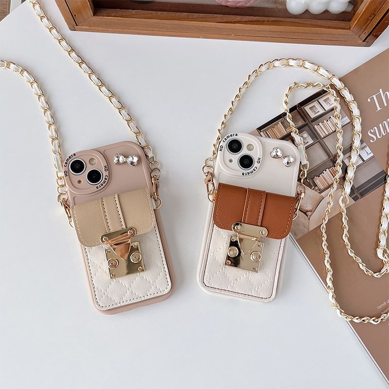 Card Holder Buckled Case Phone