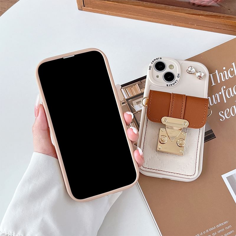 Card Holder Buckled Case Phone