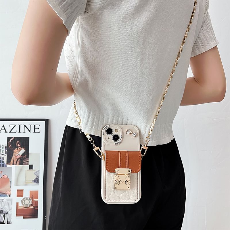 Card Holder Buckled Case Phone