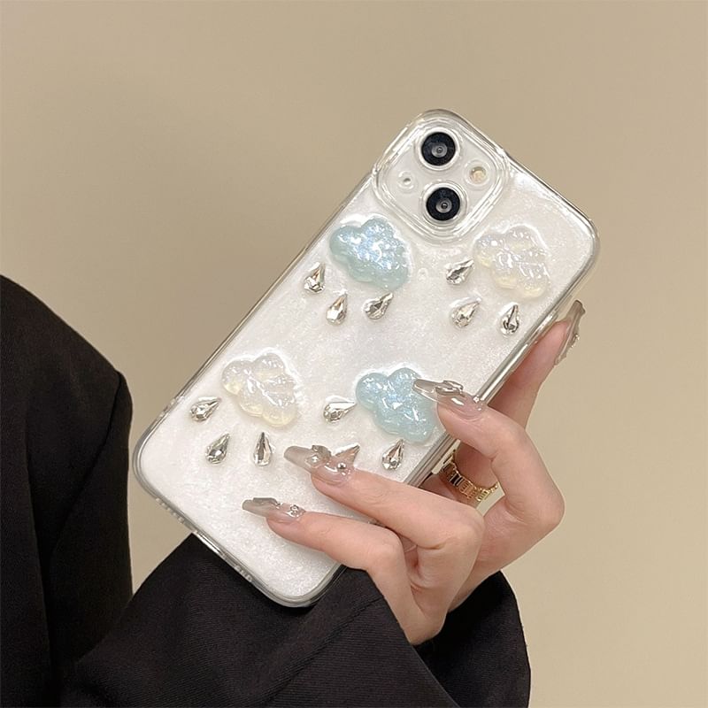 Phone Cloud Starfish Rain Case /