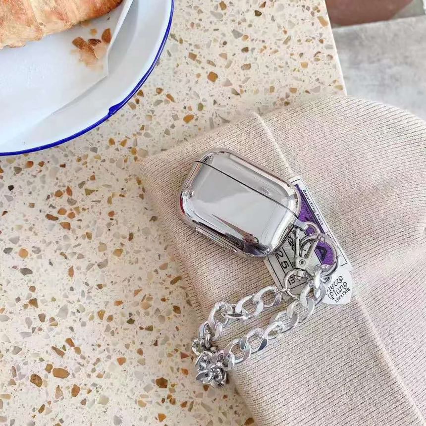 Mirrored Chunky Chain AirPods / Pro Earphone Case Skin