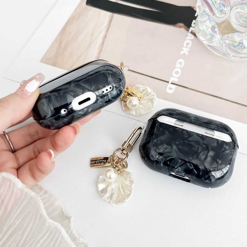 Shell Pattern AirPods / Pro Earphone Case Skin With Charm