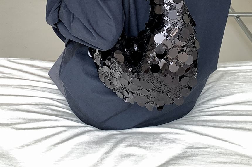 Bag Strap Sequin Hobo Chain