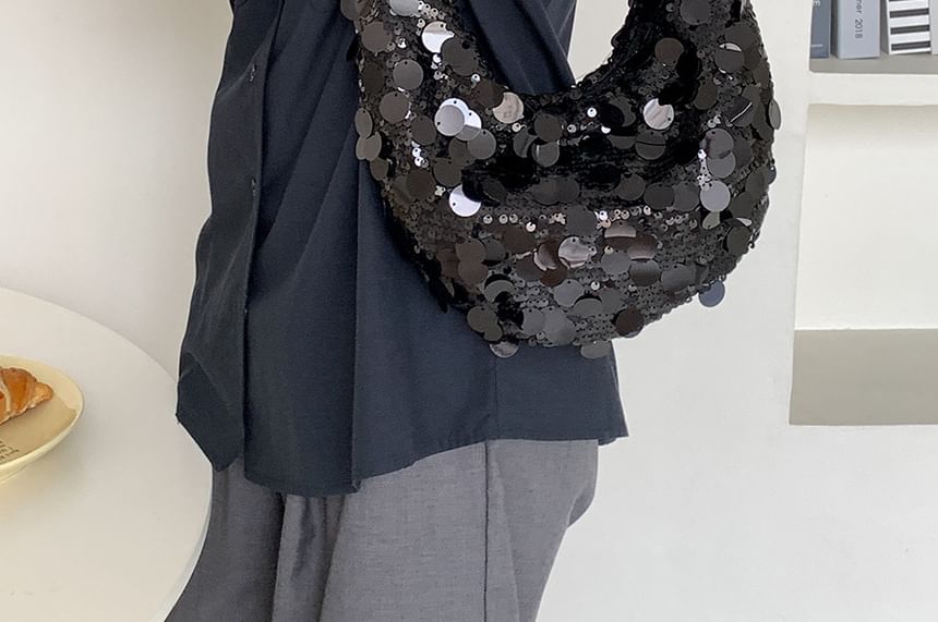 Bag Strap Sequin Hobo Chain