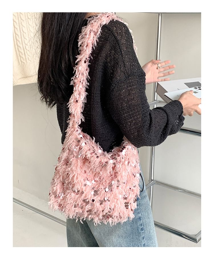 Fringed Bag Crossbody Sequin
